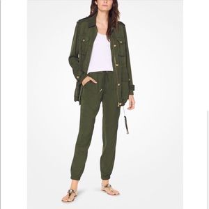 MICHAEL KORS Drawstring Cargo Jacket